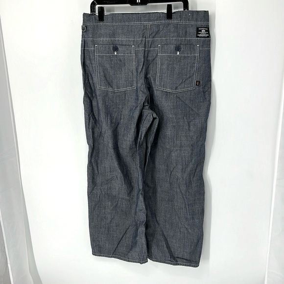 Alpha industries EUC mens cropped wide leg trouser pants medium - Picture 7 of 8